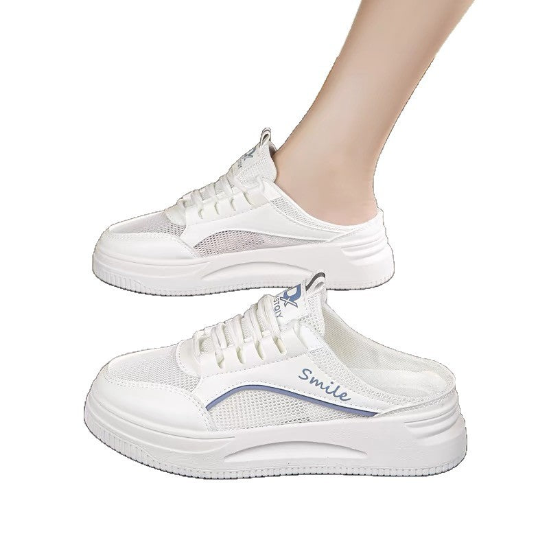 Damen Sportliche Slip-On Sneakers mit atmungsaktiver Mesh-Oberfläche und zusätzlichem Komfort EB