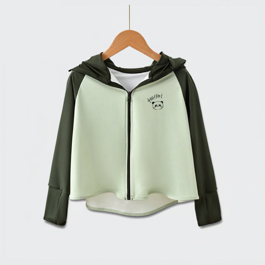 Damen UV-Schutzjacke mit Kapuze und atmungsaktivem Design EB