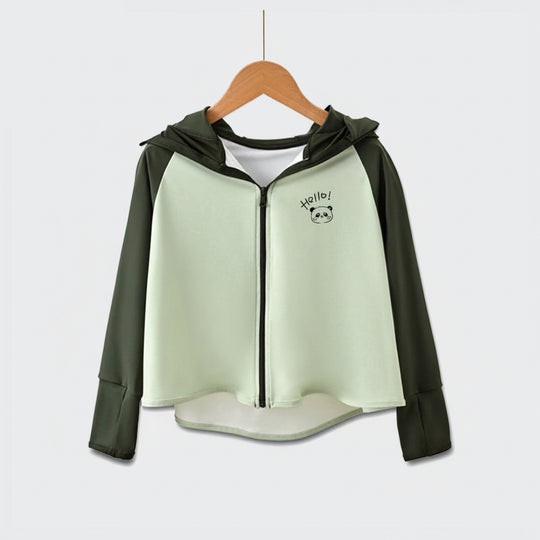Damen UV-Schutzjacke mit Kapuze und atmungsaktivem Design EB