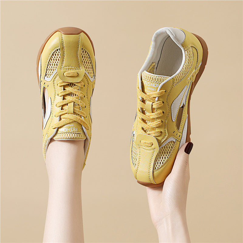 Damen Sportliche Mesh-Laufschuhe mit atmungsaktiven Einsätzen EB