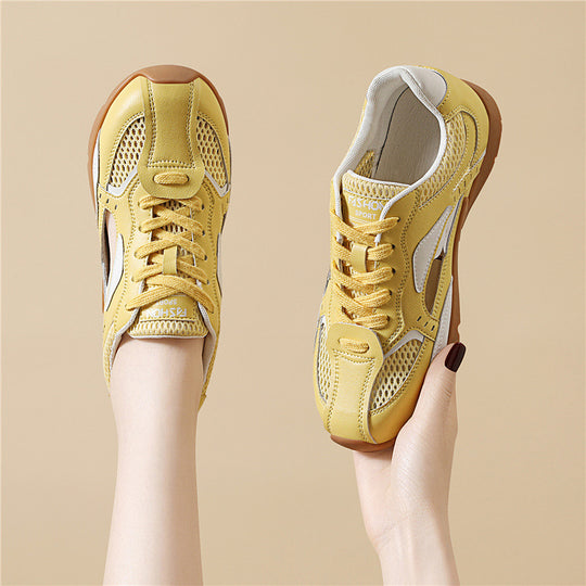 Damen Sportliche Mesh-Laufschuhe mit atmungsaktiven Einsätzen EB