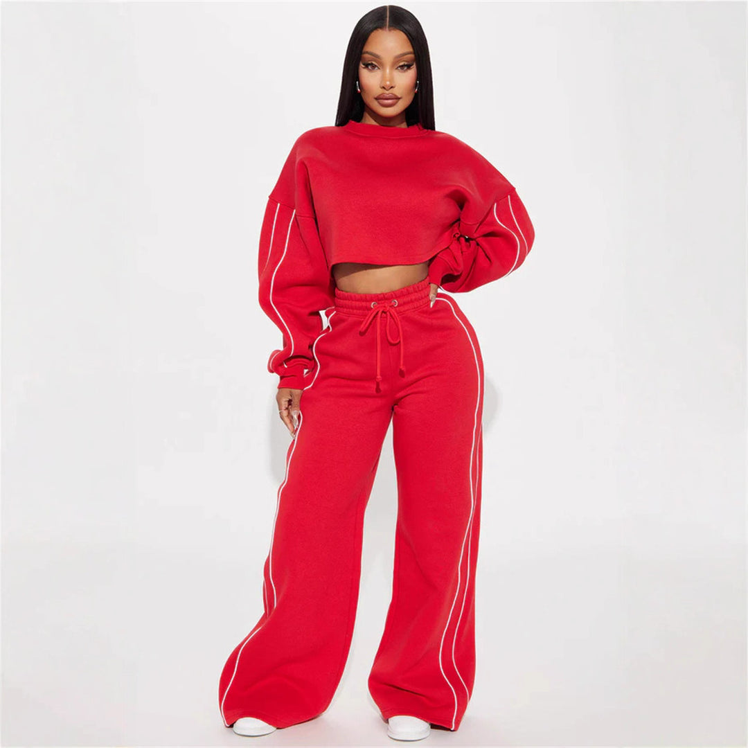 Damen lässiger Crop-Top Hoodie EB