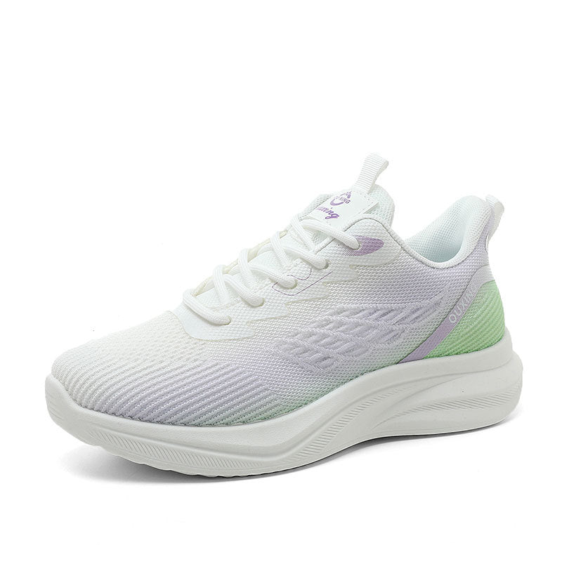 Damen Leichte und atmungsaktive Sport-Sneaker mit dämpfender Laufsohle EB