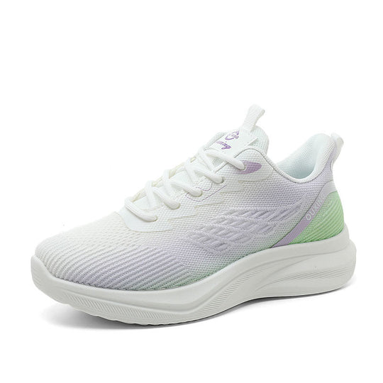 Damen Leichte und atmungsaktive Sport-Sneaker mit dämpfender Laufsohle EB
