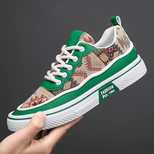 Damen Trendige Freizeitsneaker mit exklusivem Tribal-Design EB