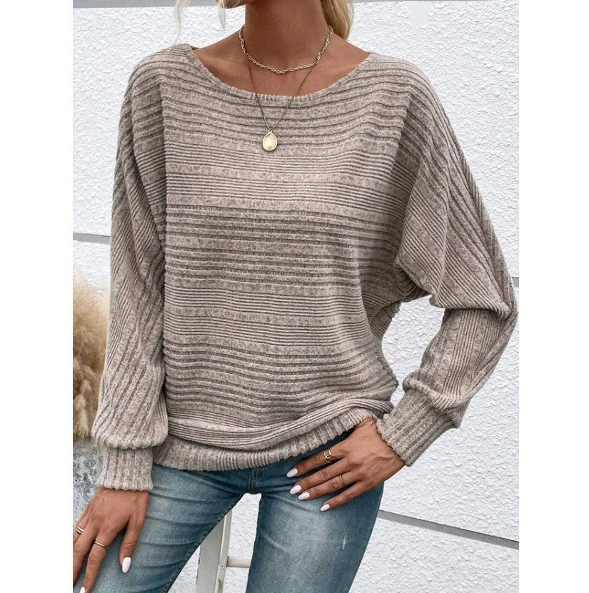 Damen Pullover mit strukturiertem Muster EB