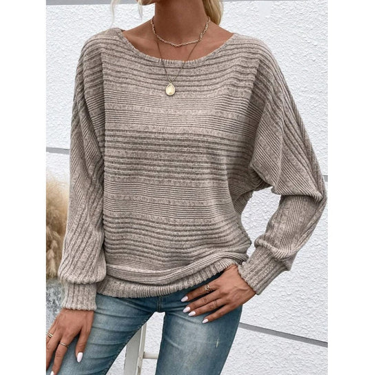 Damen Pullover mit strukturiertem Muster EB