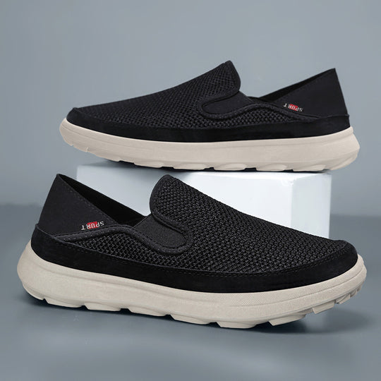 Damen Atmungsaktive Slip-On Freizeitschuhe EB