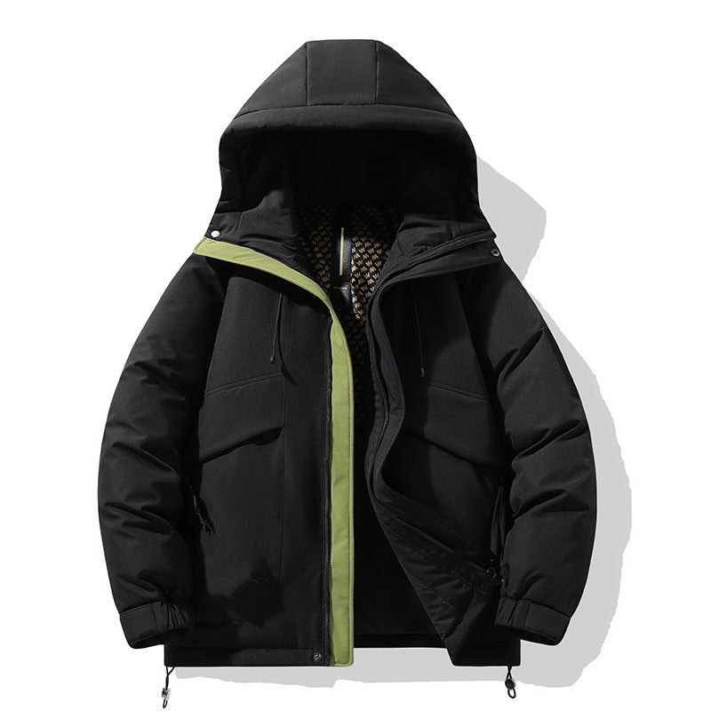 Damen Winter-Pufferjacke mit isolierendem Innenfutter und verstellbarem Kapuzensystem EB