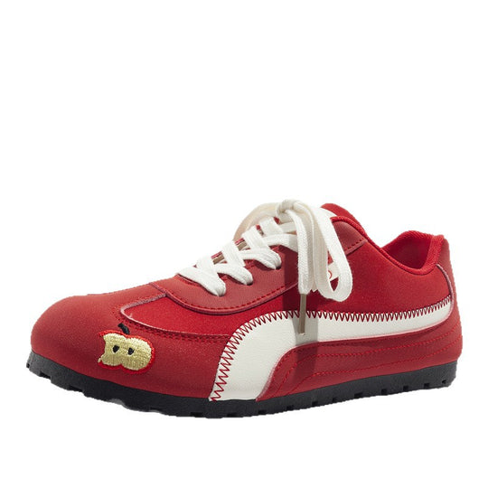 Damen Sportliche Sneaker mit verspieltem Tiermotiv und strapazierfähigem Obermaterial EB