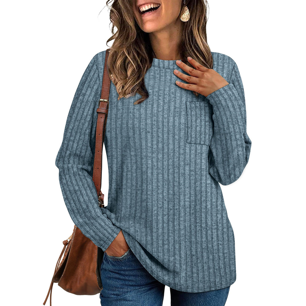 Damen lässiges Langarmshirt mit Streifen EB