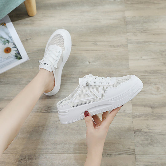 Damen Freizeitschuhe mit atmungsaktiver Netzstruktur und flexiblem Sohlenprofil EB