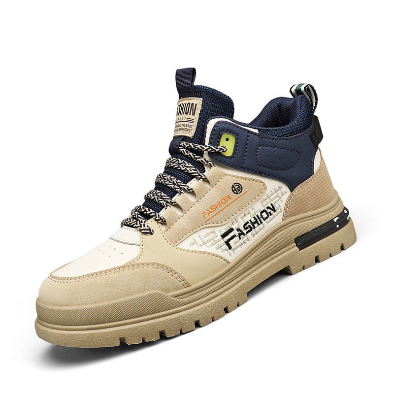 Damen Sportliche Schnürstiefel mit atmungsaktiver Mesh-Oberfläche und rutschfester Sohle EB