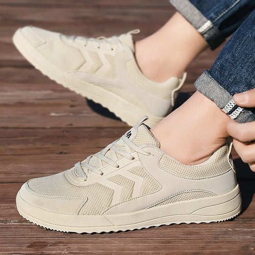 Damen Sportliche Sneaker mit atmungsaktiver Mesh-Oberfläche und flexiblem Sohlenprofil EB
