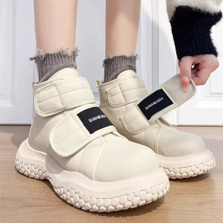Damen Warme Winterstiefel mit weichem Futter und rutschfester Sohle EB