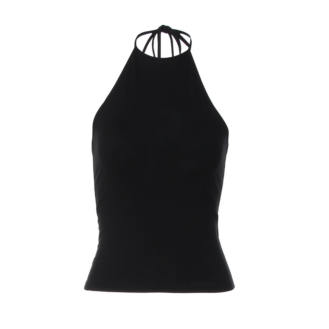 Damen Haltertop aus elastischem Material EB