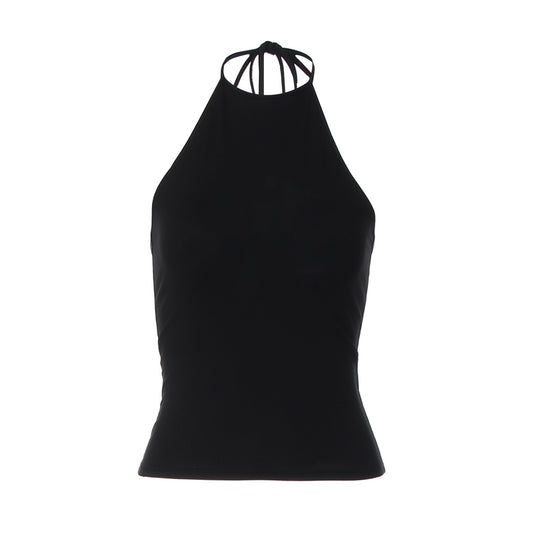 Damen Haltertop aus elastischem Material EB
