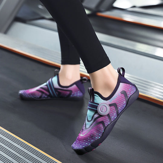 Damen Sportliche Wasserschuhe mit rutschfester Sohle und flexiblem Design EB