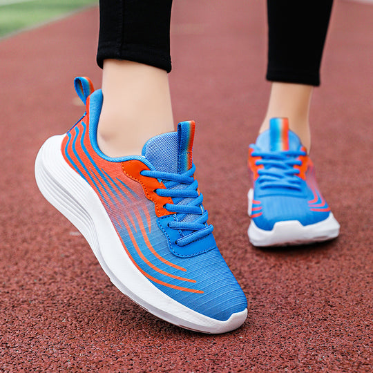 Damen Sportliche Leichtgewicht-Laufschuhe mit dämpfender Sohle EB