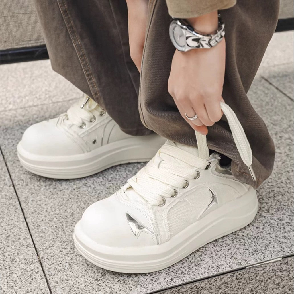 Damen Hochwertige Sneaker mit innovativer Schnürdetails und bequemer Dämpfung EB