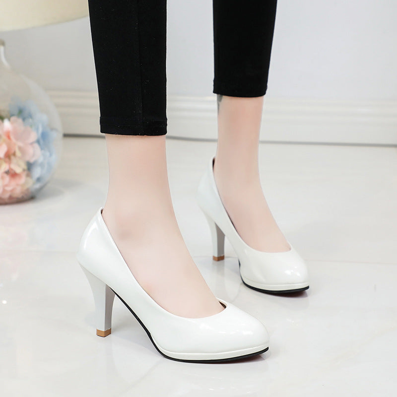 Damen klassische Pumps mit elegantem Blockabsatz und komfortabler Innenpolsterung EB