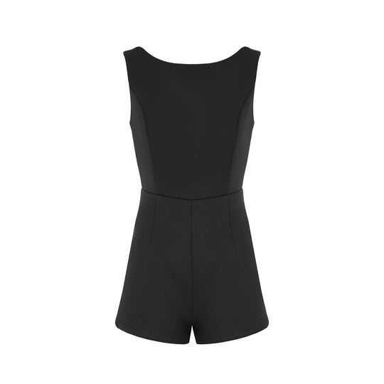 Damen Eleganter Jumpsuit mit figurbetonendem Schnitt und raffinierten Details EB