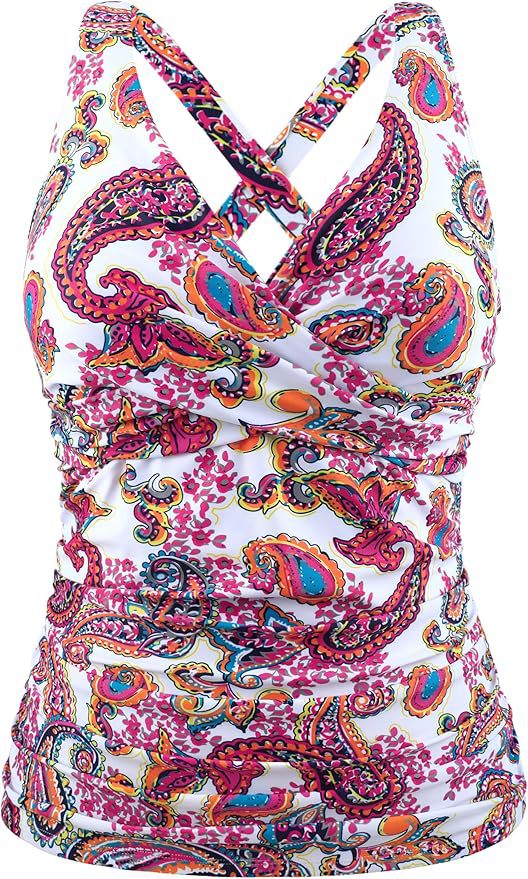 Damen Badeanzug mit Wickelschnitt und figurschmeichelndem Design EB