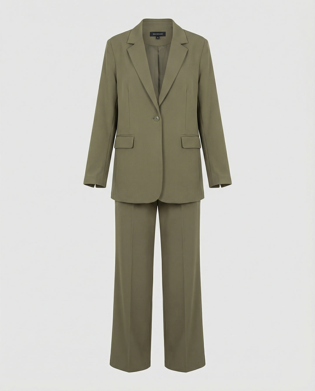 Damen elegantes Anzug-Set mit weitem Hosenbein und modernem Blazer EB