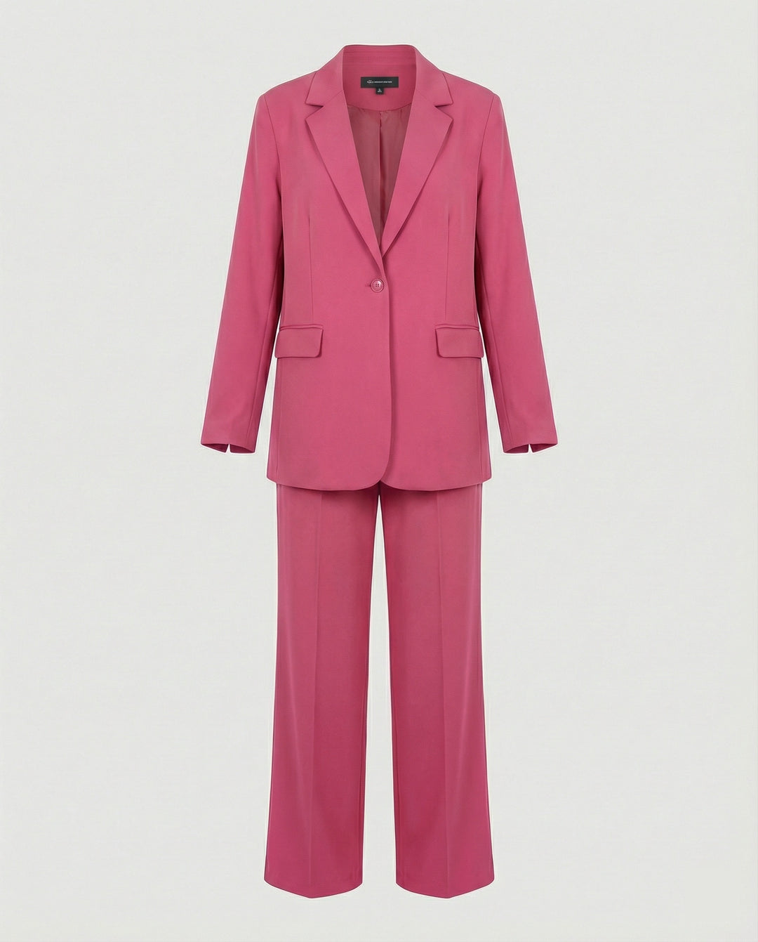 Damen elegantes Anzug-Set mit weitem Hosenbein und modernem Blazer EB