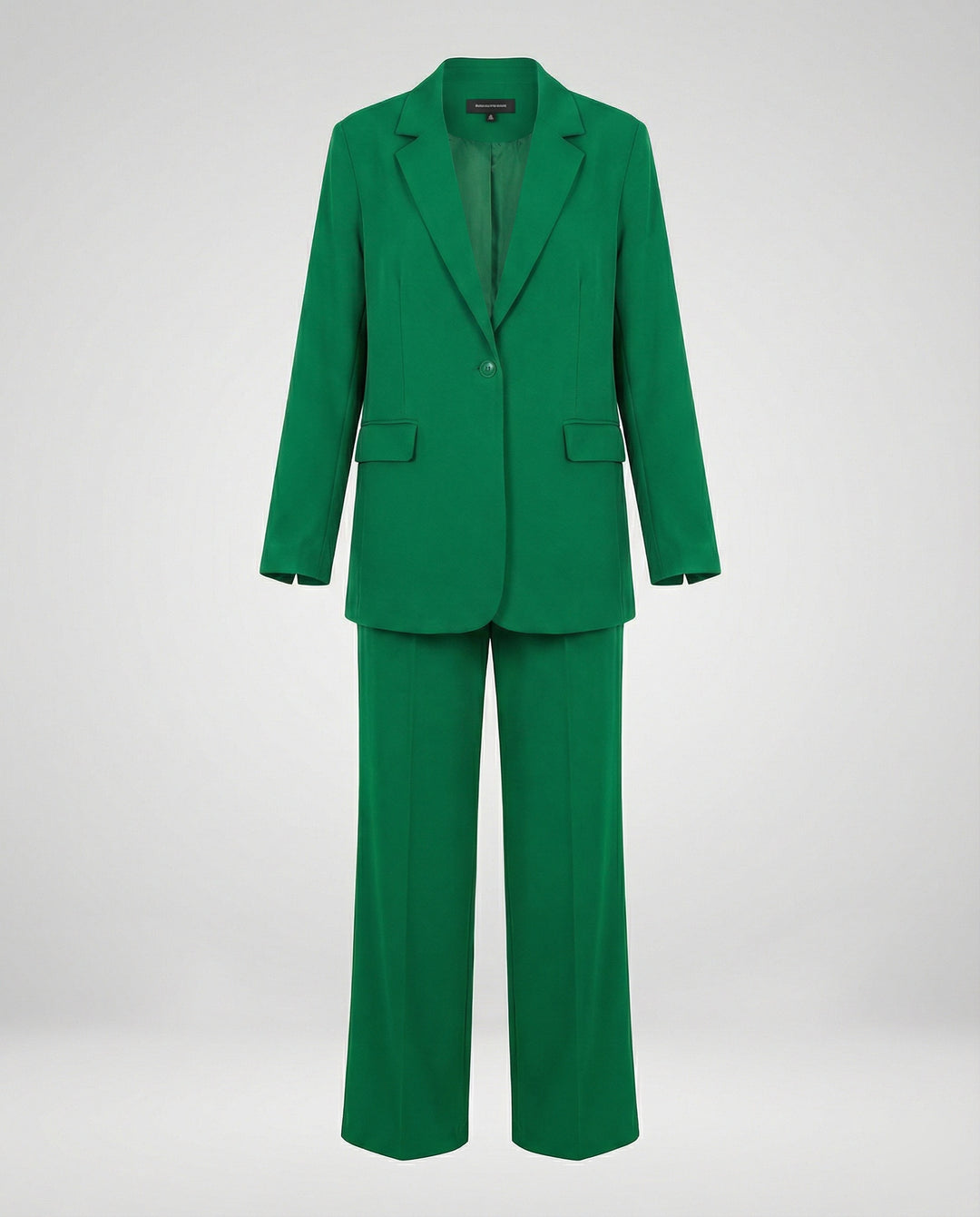 Damen elegantes Anzug-Set mit weitem Hosenbein und modernem Blazer EB