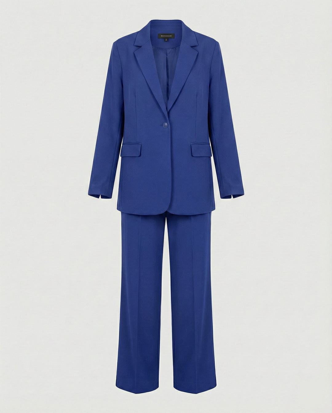 Damen elegantes Anzug-Set mit weitem Hosenbein und modernem Blazer EB