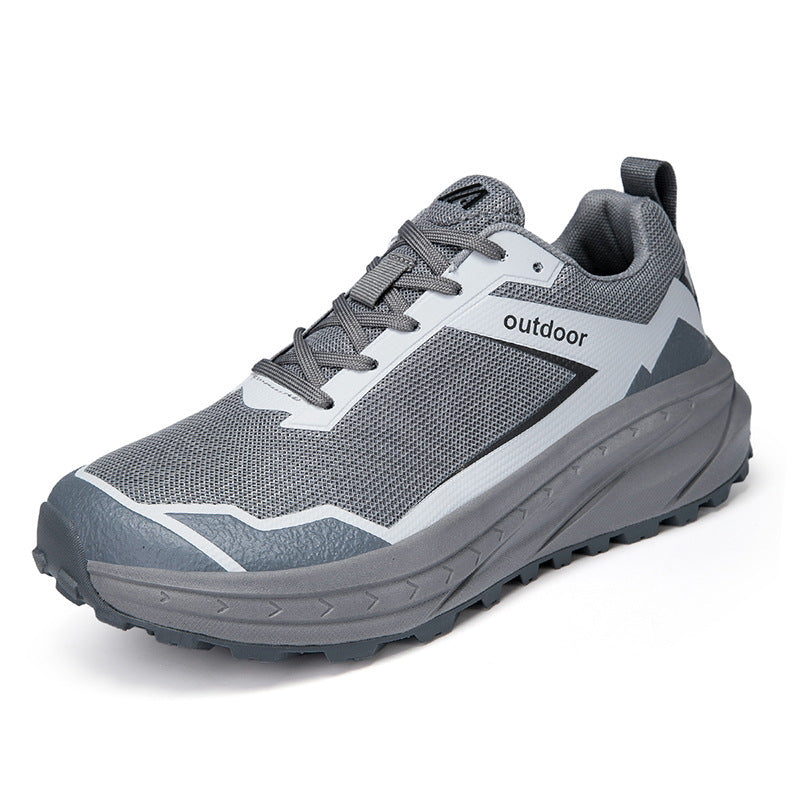 Unisex nan robuster Geländelaufschuh mit stoßdämpfender Zwischensohle und griffiger Profilsohle EB