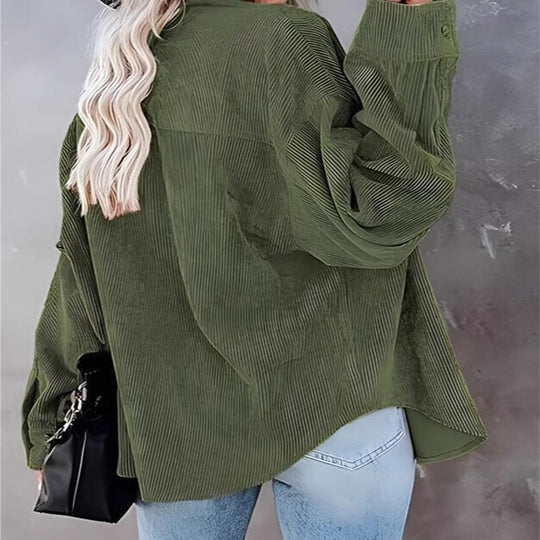 Damen Utility-Jacke mit detailreicher Knopf- und Taschenverarbeitung EB