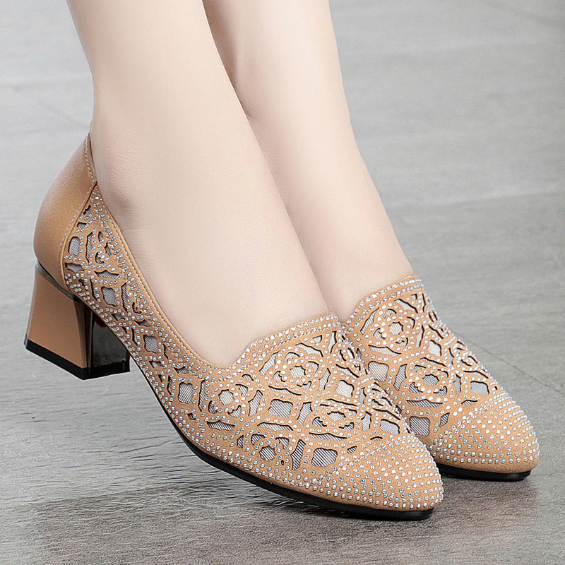Damen Elegante Pumps mit filigranem Design EB