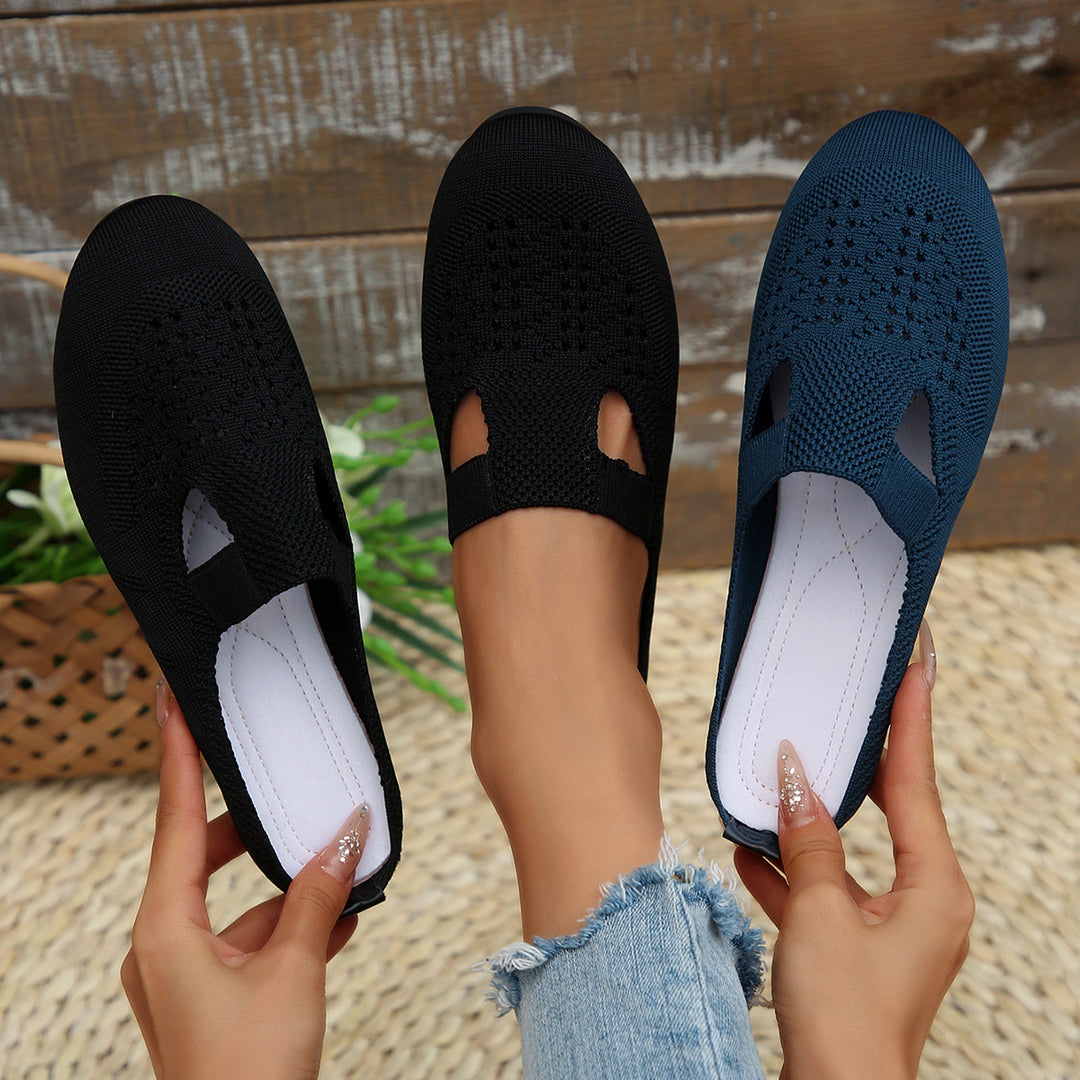 Damen Atmungsaktive Ballerinas mit innovativem Netzdesign EB