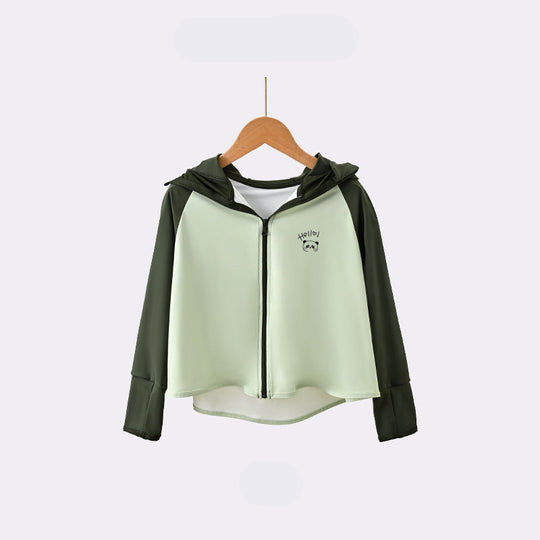 Kinder UV-Schutzjacke mit Kapuze und atmungsaktiven Eigenschaften EB