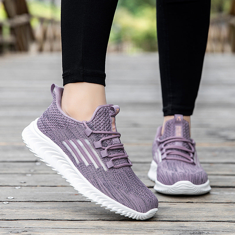 Damen Ultraleichte Sport Sneakers mit atmungsaktivem Obermaterial EB