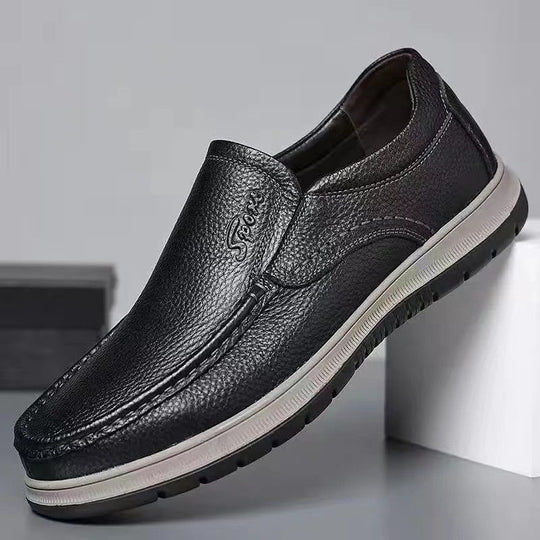 Herren elegante und bequeme Mokassins mit flexiblem Einstieg EB