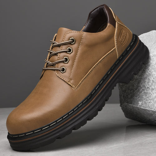 Herren Komfortable Schnürschuhe mit rutschfester Sohle und stoßdämpfendem Design EB