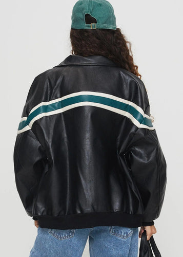 EB | Kunstleder Bomberjacke