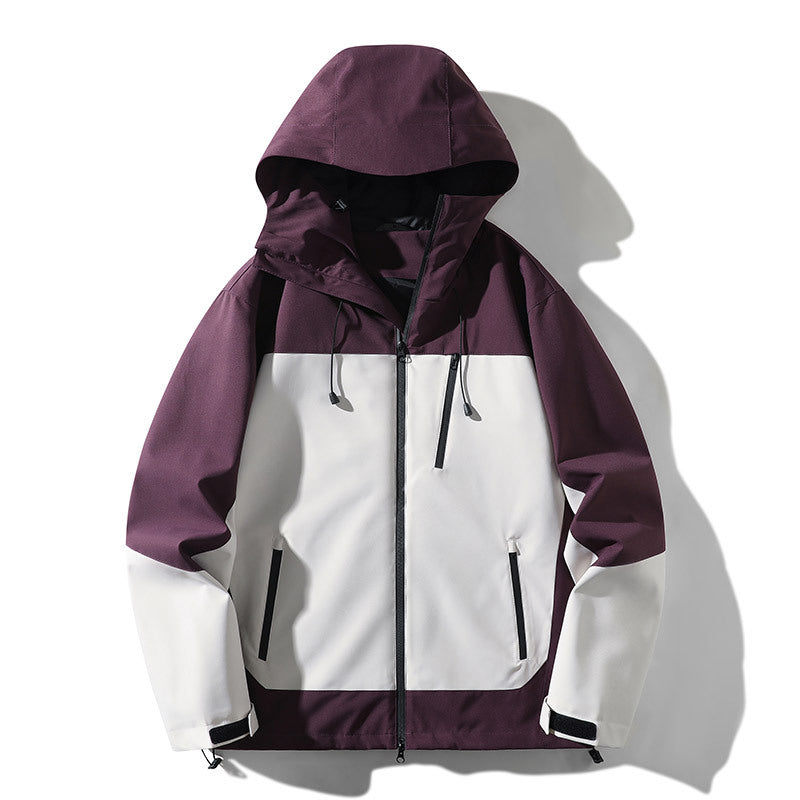 Damen technische Allwetterjacke mit vielseitigem Kapuzendesign und verstellbaren Belüftungsöffnungen EB