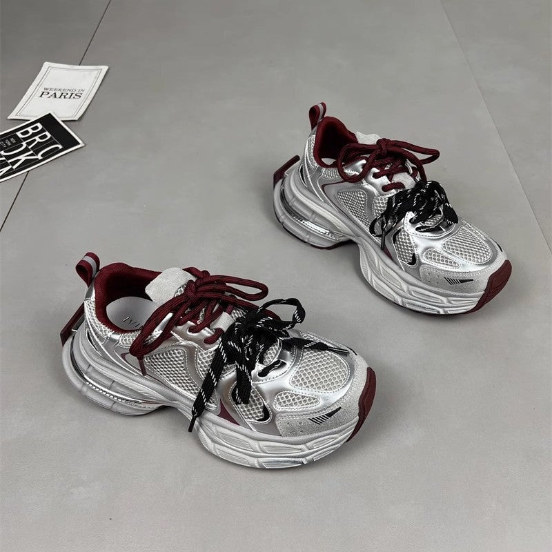Damen Komfortable Sport Sneakers mit atmungsaktiver Membran und dämpfender Sohle EB