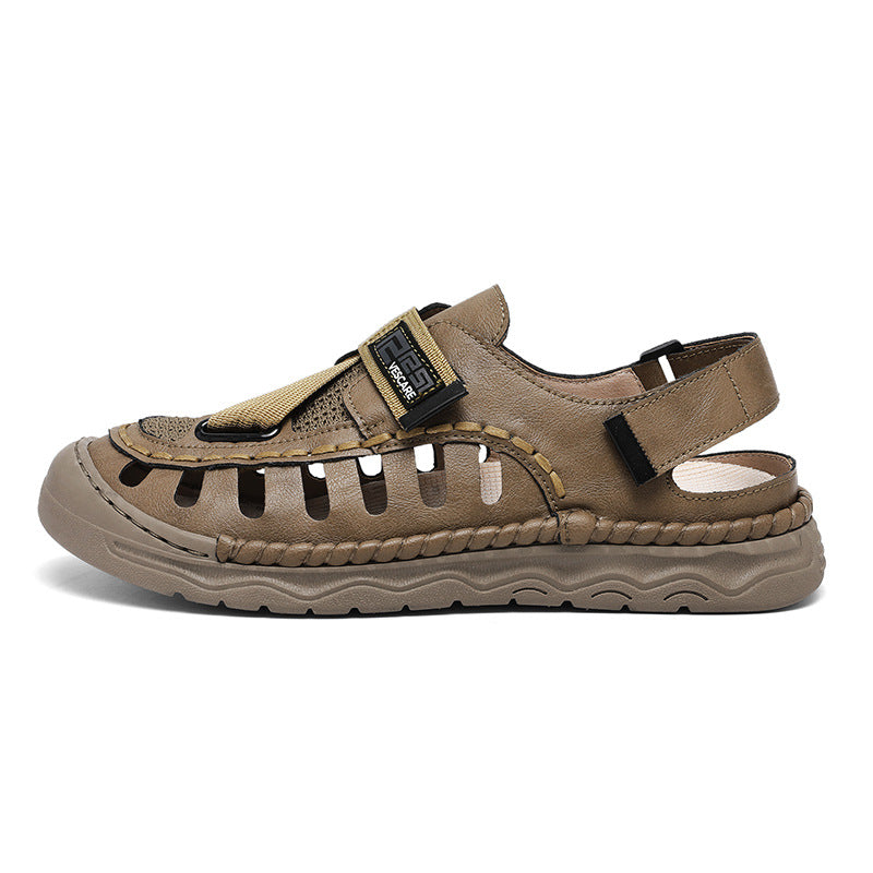 Damen Komfortable Outdoor-Sandalen mit verstellbarem Riemen und atmungsaktiver Obermaterialstruktur EB