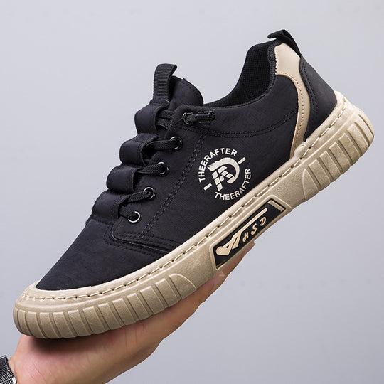 Damen Bequeme Sneaker mit elastischen Schnürsenkeln und rutschfester Sohle EB