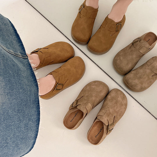 Damen Clogs mit verstellbarem Riemen und komfortabler Innensohle EB