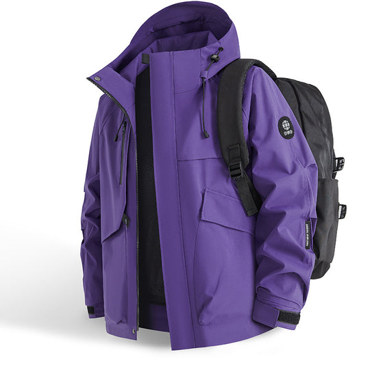 Herren technische Outdoor-Jacke mit innovativem Taschenkonzept und atmungsaktiven Materialien EB