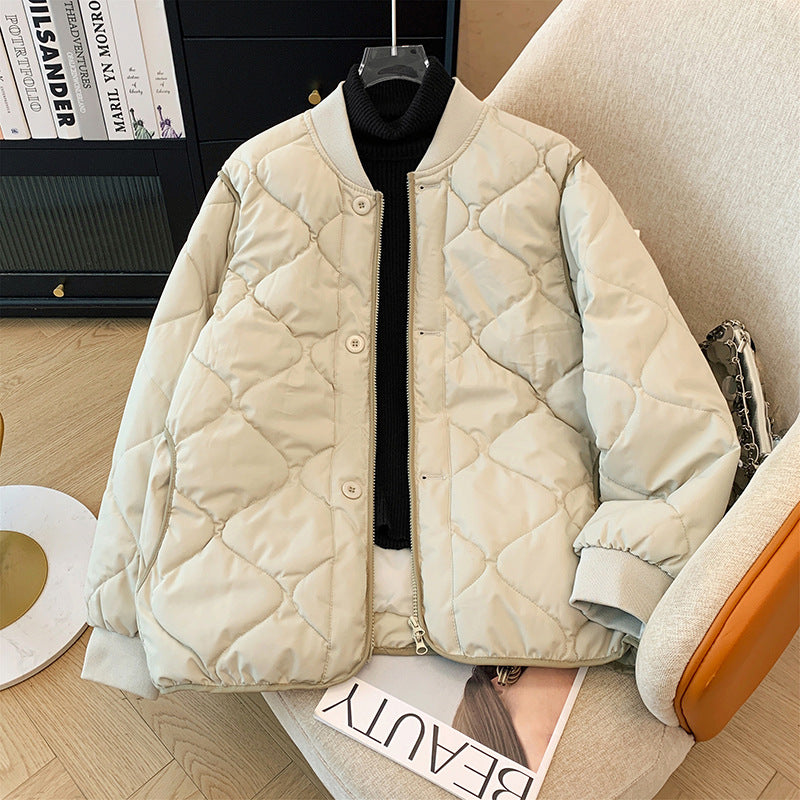 Damen Wattierte Blousonjacke mit Reißverschluss und praktischen Taschen EB