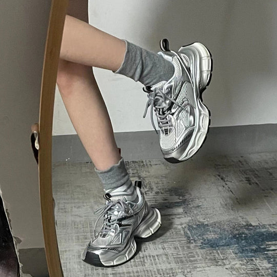 Damen Sportliche Laufschuhe mit dämpfender Sohle und atmungsaktiven Mesh-Einsätzen EB