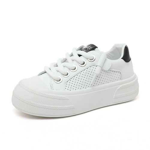 Damen Freizeitsneaker mit perforiertem Obermaterial und modischem Design EB
