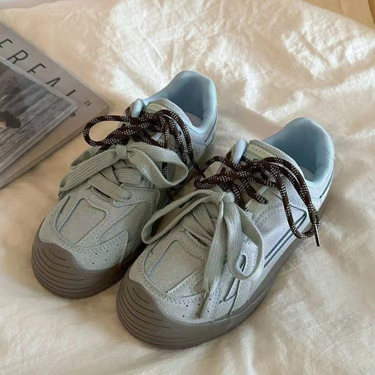 Damen Sportliche Freizeitsneaker mit atmungsaktiver Textiloberfläche und rutschfester Gummisohle EB
